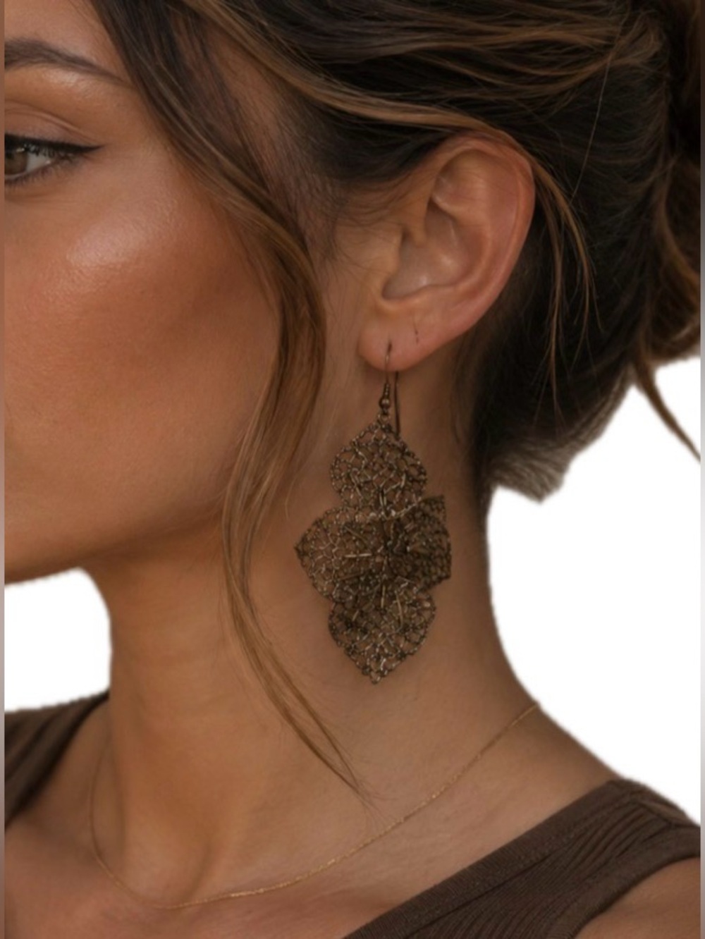 Floral Earrings.